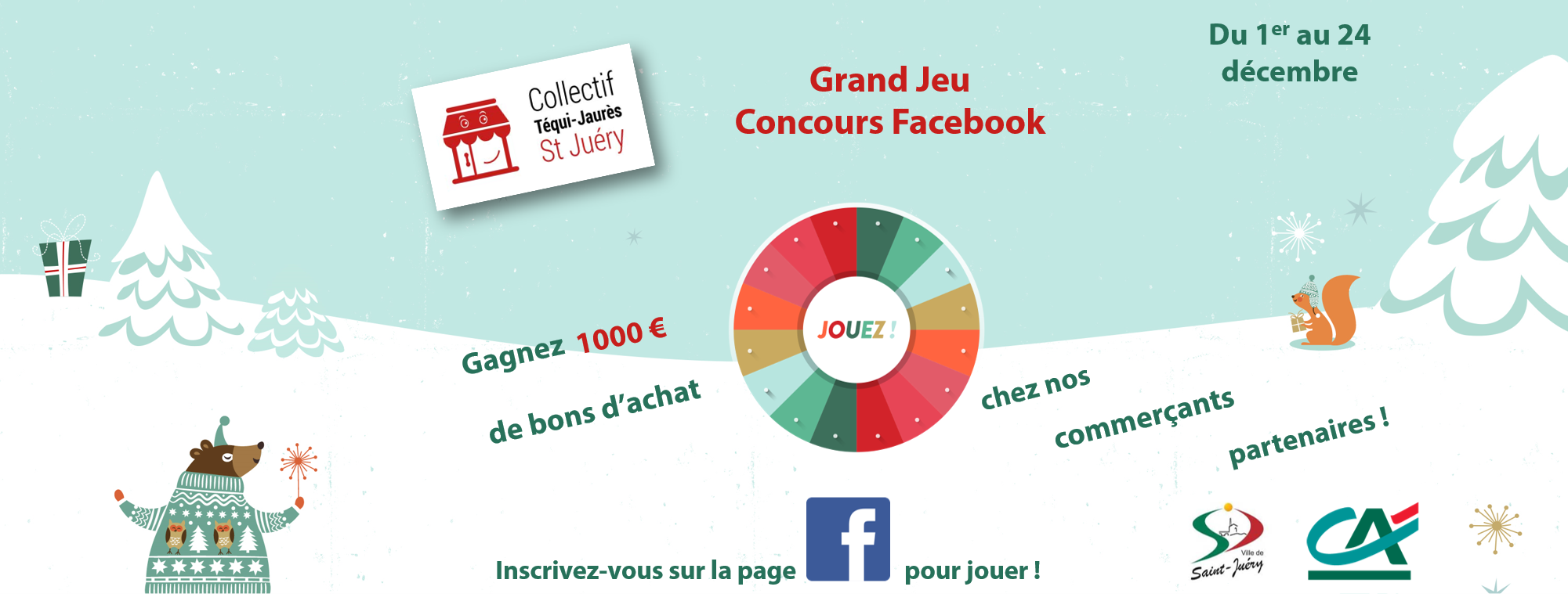 Jeu concours collectif commerçants saint juery - groupe Desytech